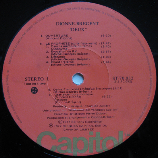 Dionne-Brégent – Deux LP – Image 3
