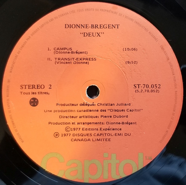 Dionne-Brégent – Deux LP – Image 4